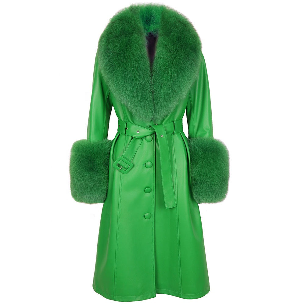 Fur and Leather Coat