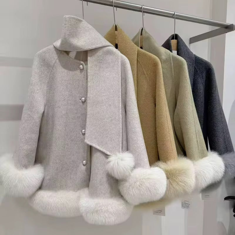 Fashionable Wool & Cashmere Coat