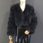 Fox fur coat