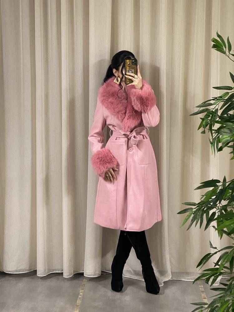 Fur and Leather Coat