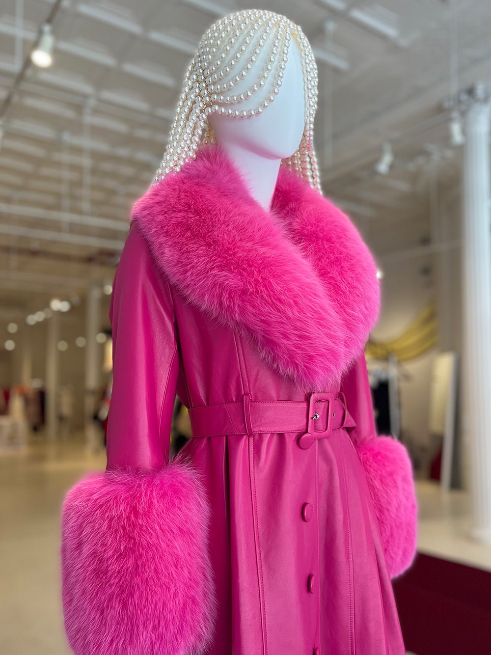 Fur and Leather Coat