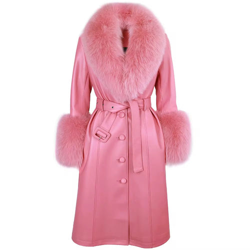 Fur and Leather Coat